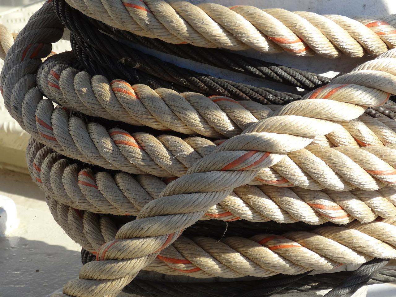 mooring rope marine bollard free photo