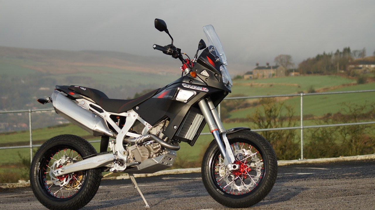 moorland motorcycle pennines free photo