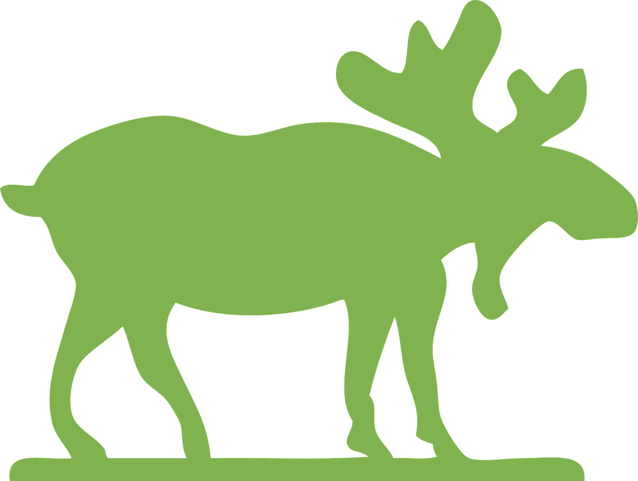 moose animal antlers free photo