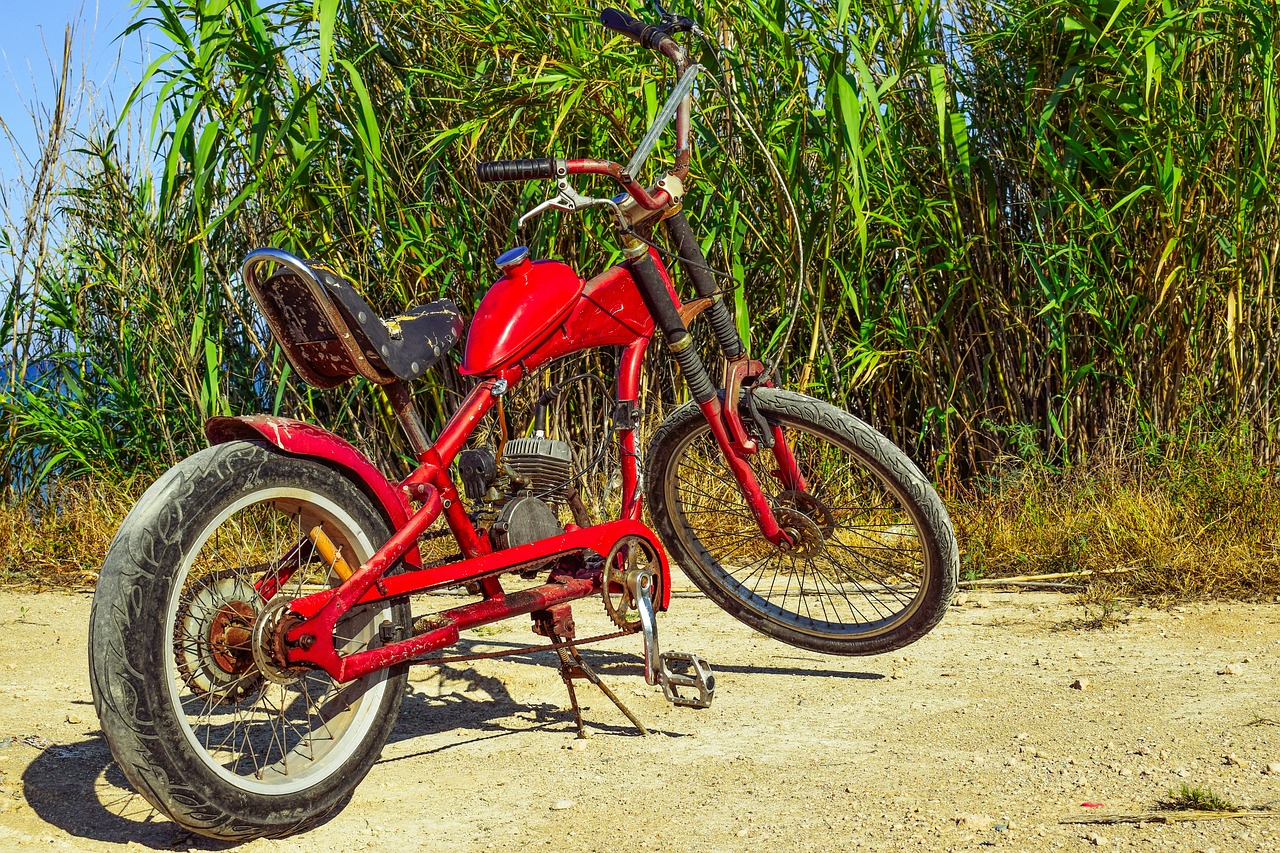 moped improvised makeshift free photo