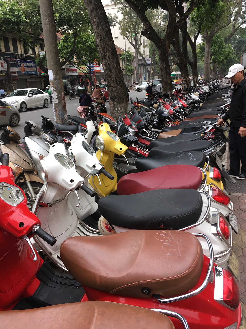 mopeds vietnam scooter free photo