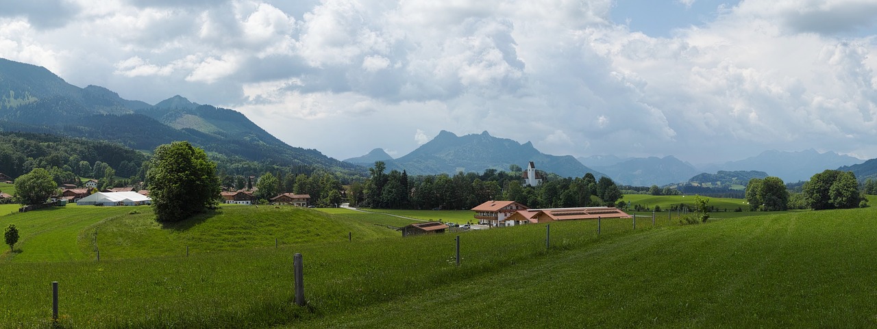 more slowly mountain a view of st giles heuberg free photo