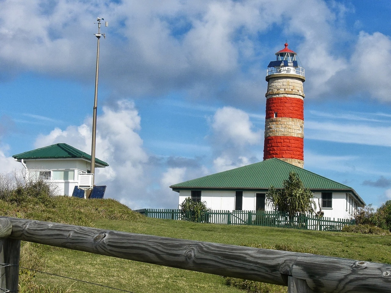 moreton island lighthouse landscape free photo