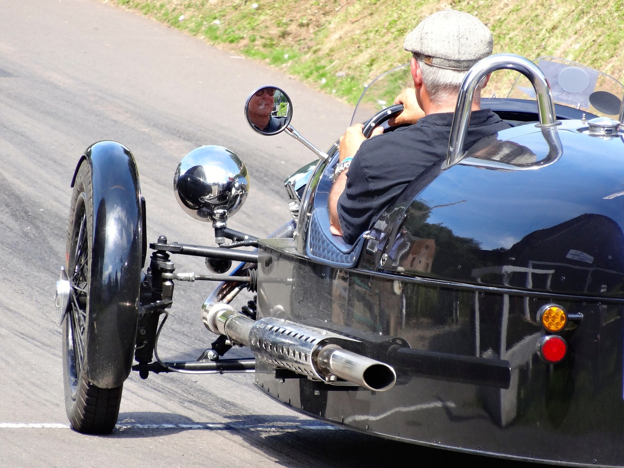 morgan morgan motor company three wheel car free photo