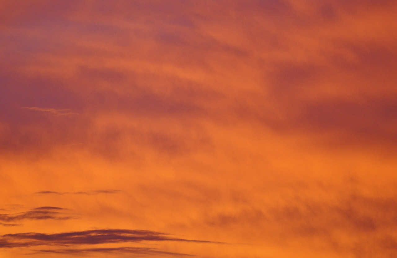 morgenrot clouds sunrise free photo