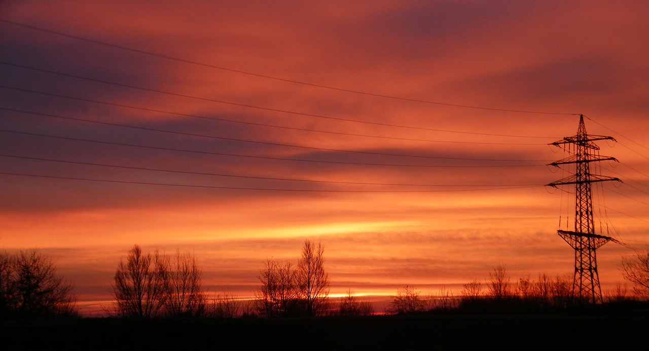 morgenrot  red  sky free photo