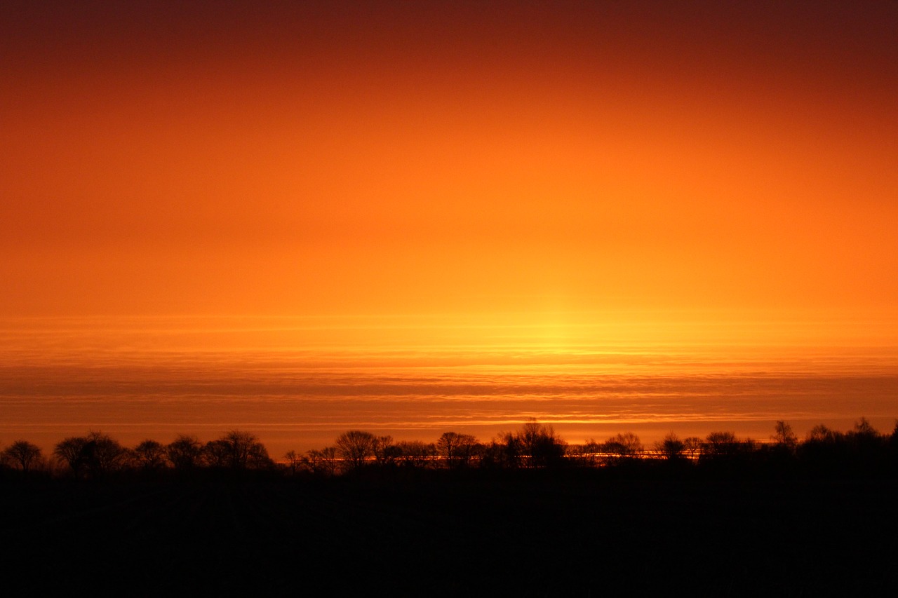 morgenrot  sunrise  nature free photo