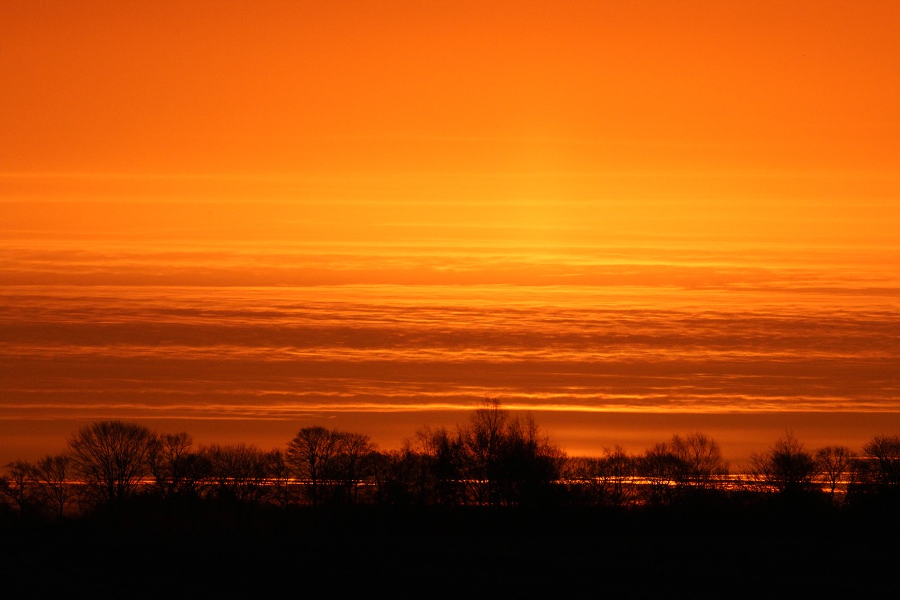 morgenrot  sunrise  nature free photo