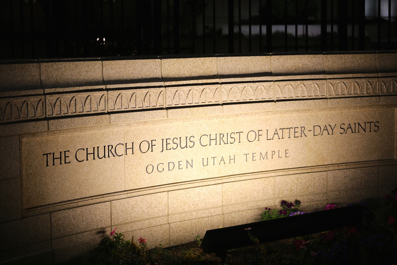 mormon temple church free photo