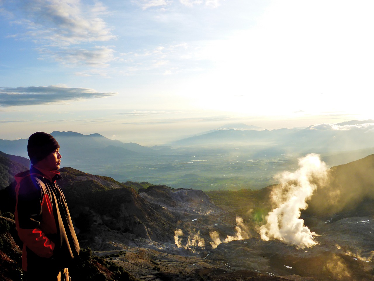 morning sunrise indonesia free photo