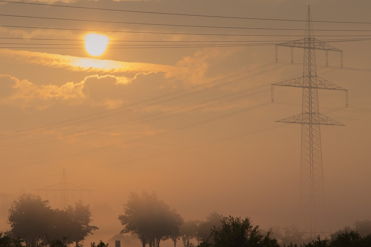 morning fog sunrise free photo