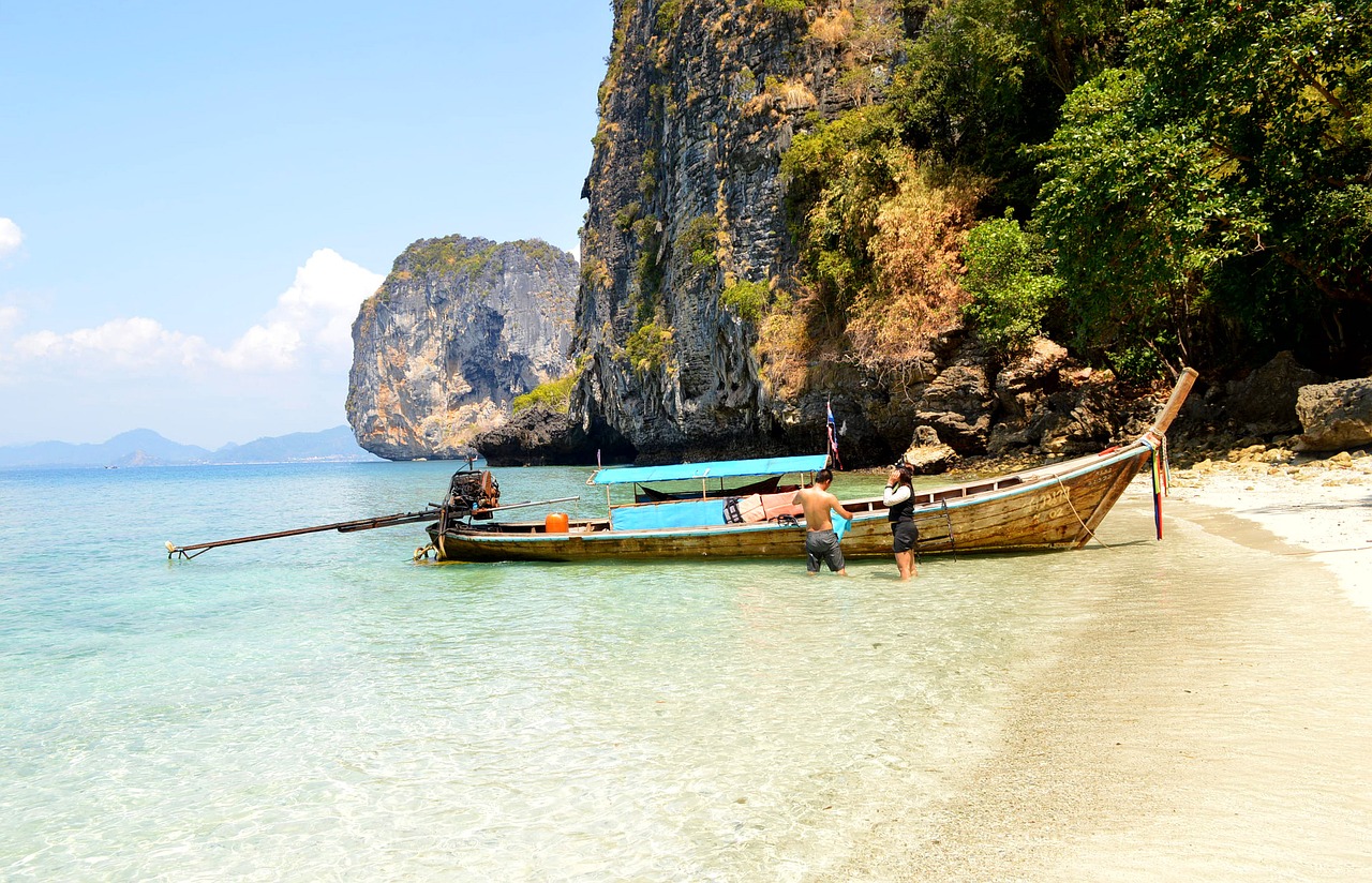 morning beach thailand free photo