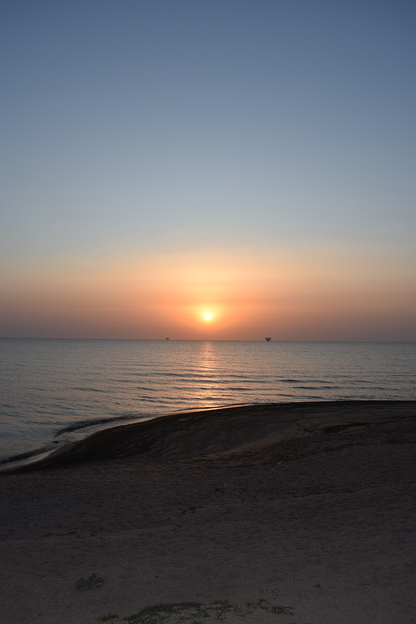 morning dawn sea free photo