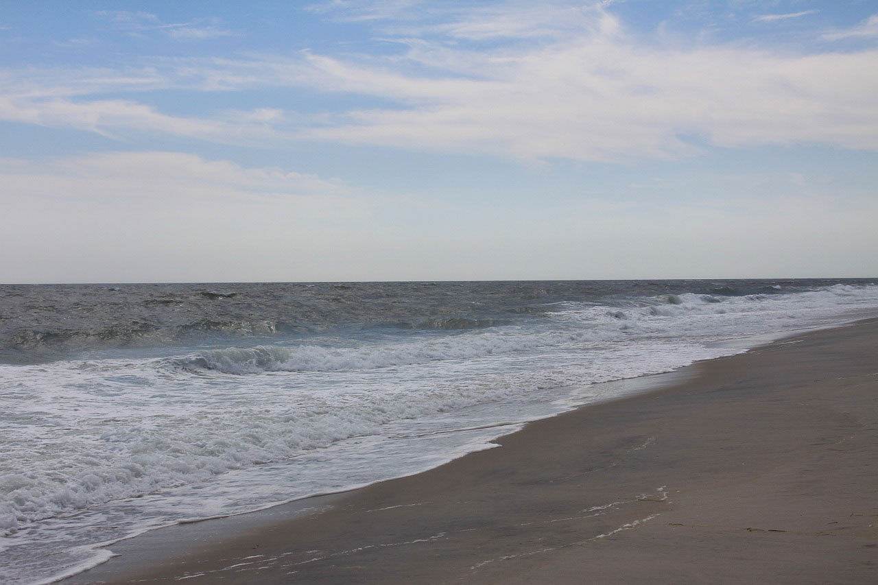 wave sand ocean free photo