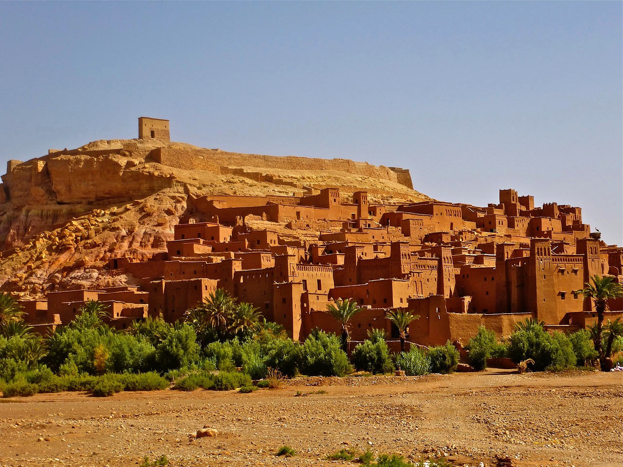 morocco fortress adobe free photo