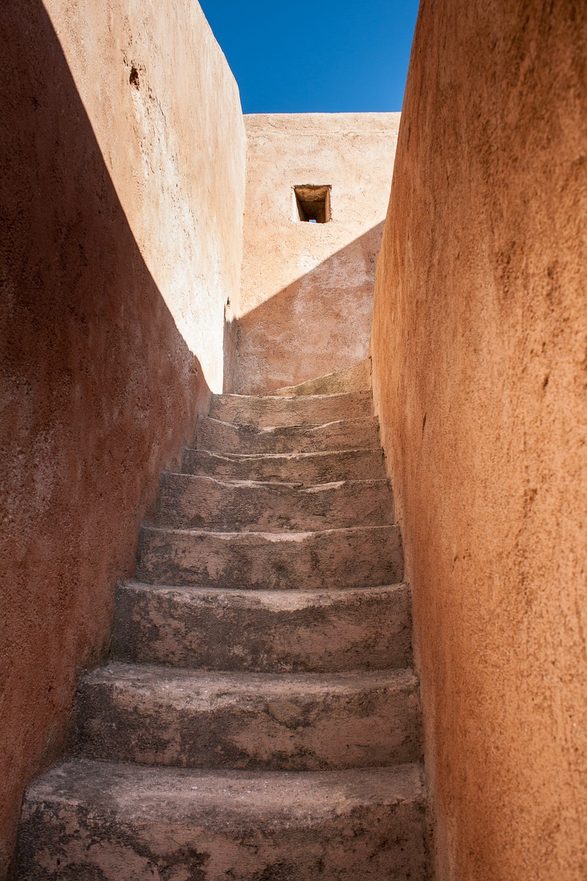 morocco rabat stairs free photo