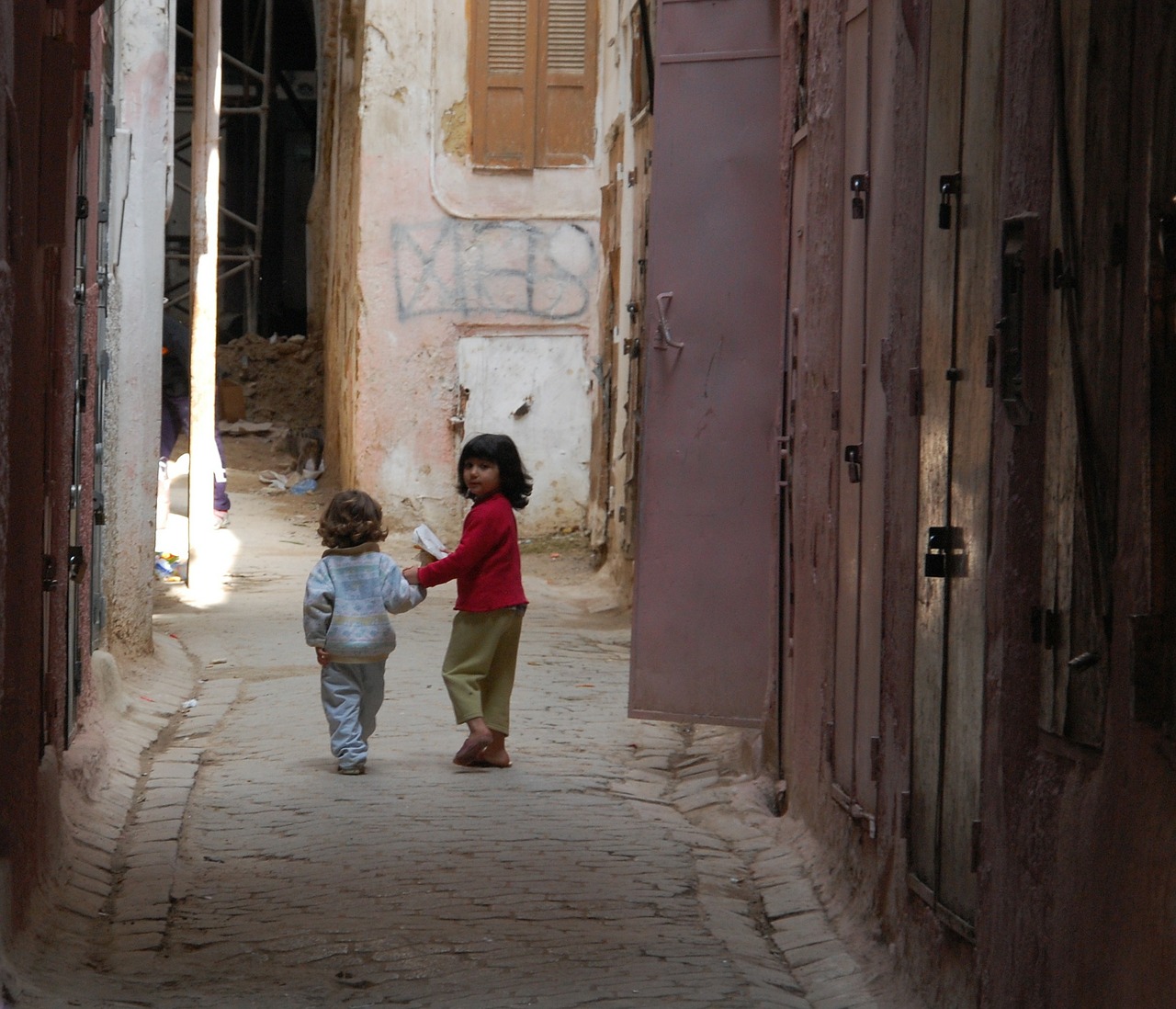 morocco children play free photo