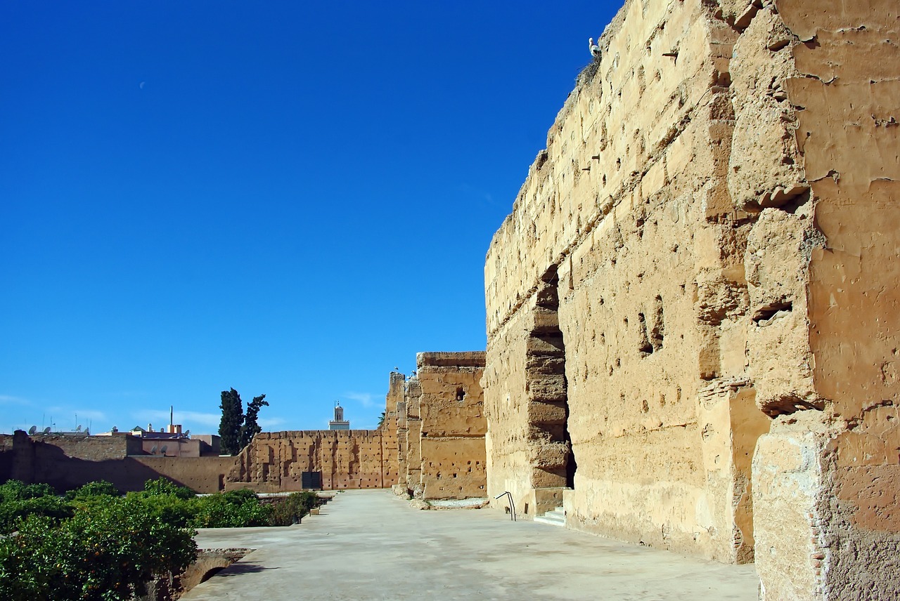 morocco marrakech palace baadi free photo