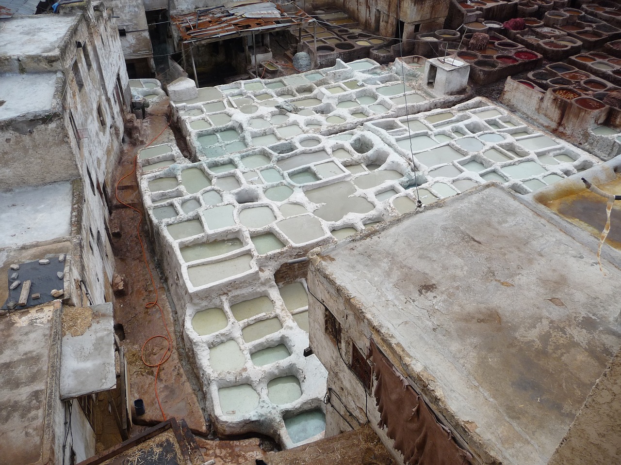 morocco tannery acid free photo