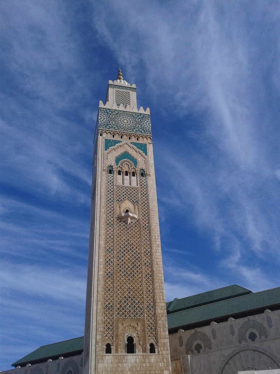 morocco mosque casablanca free photo