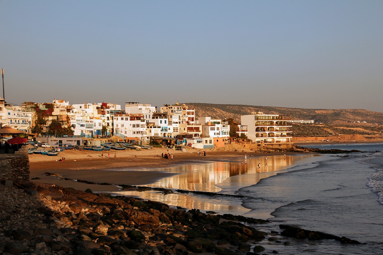 morocco taghazout beach free photo