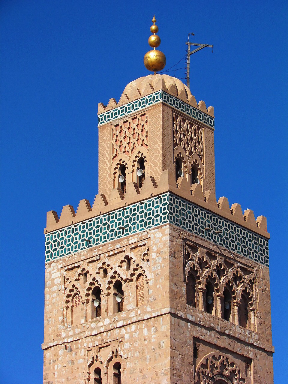 morocco marrakech minaret free photo