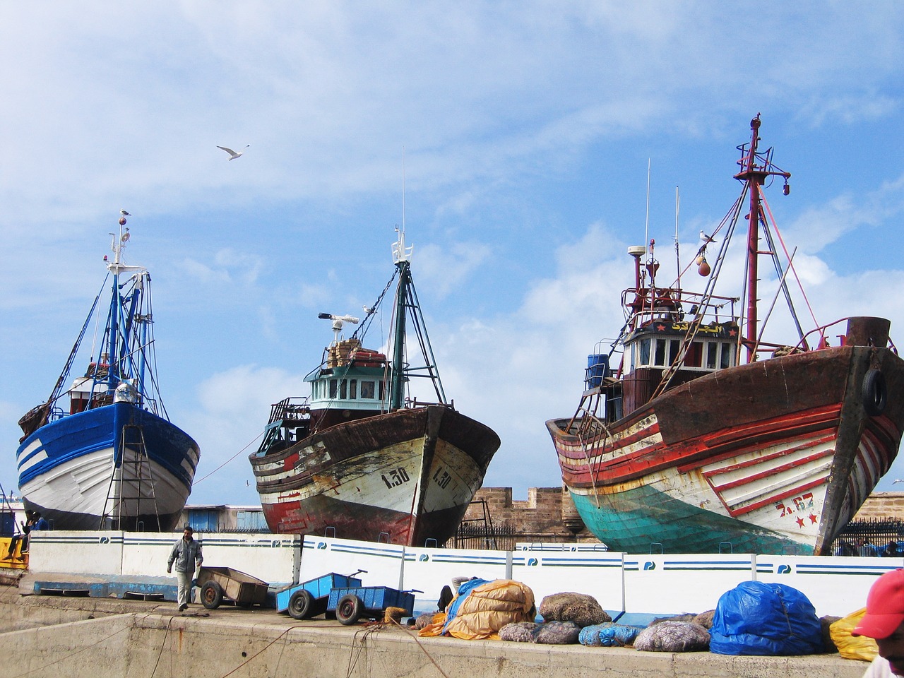 morocco ships port free photo