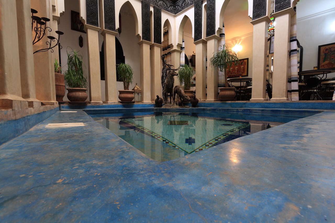 morocco hotel indoor free photo