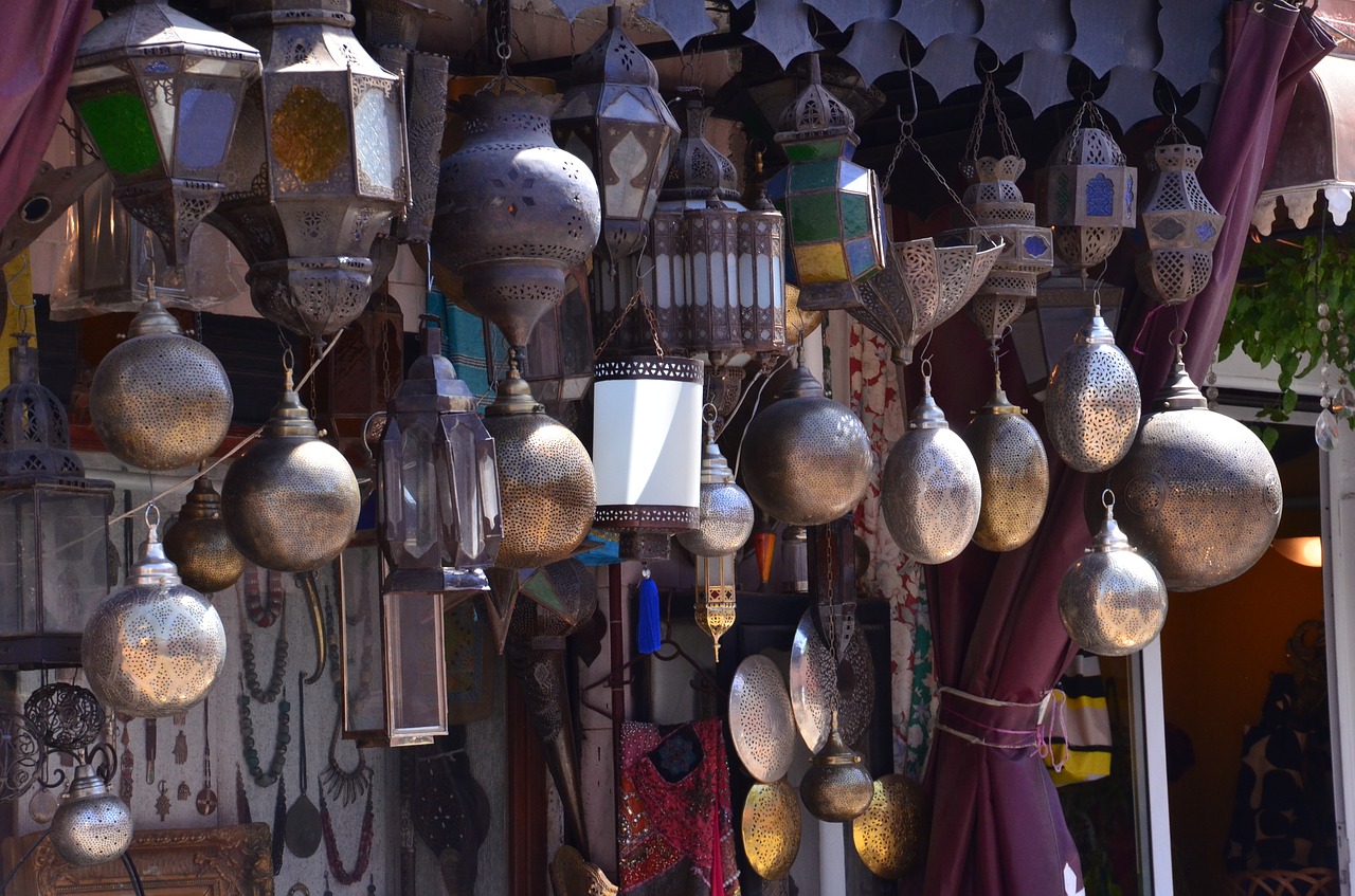 morocco lamps oriental free photo