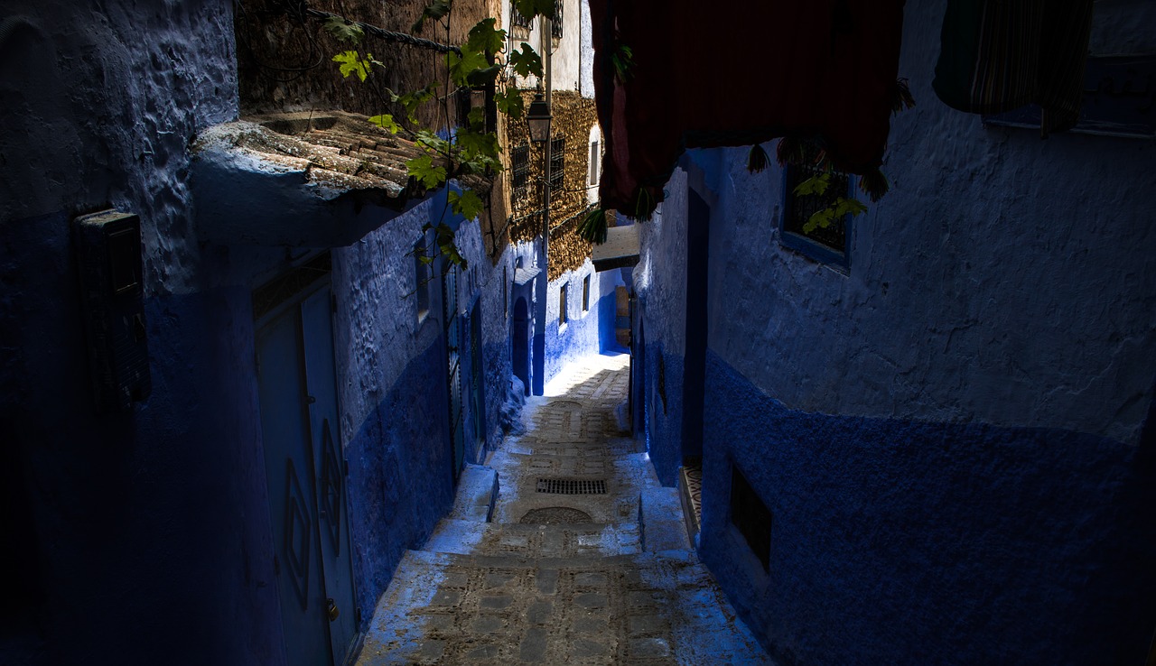 morocco  blue  africa free photo
