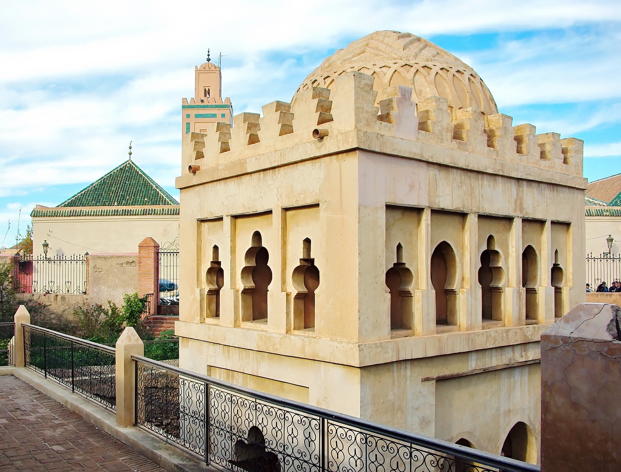 morocco  marrakech  mosque free photo