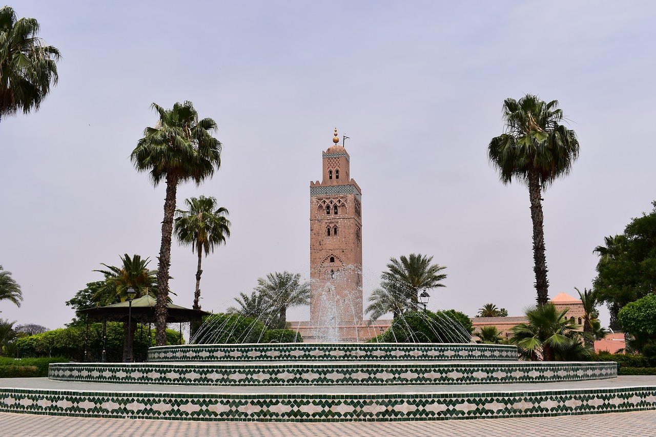 morocco  minaret  koutoubia free photo