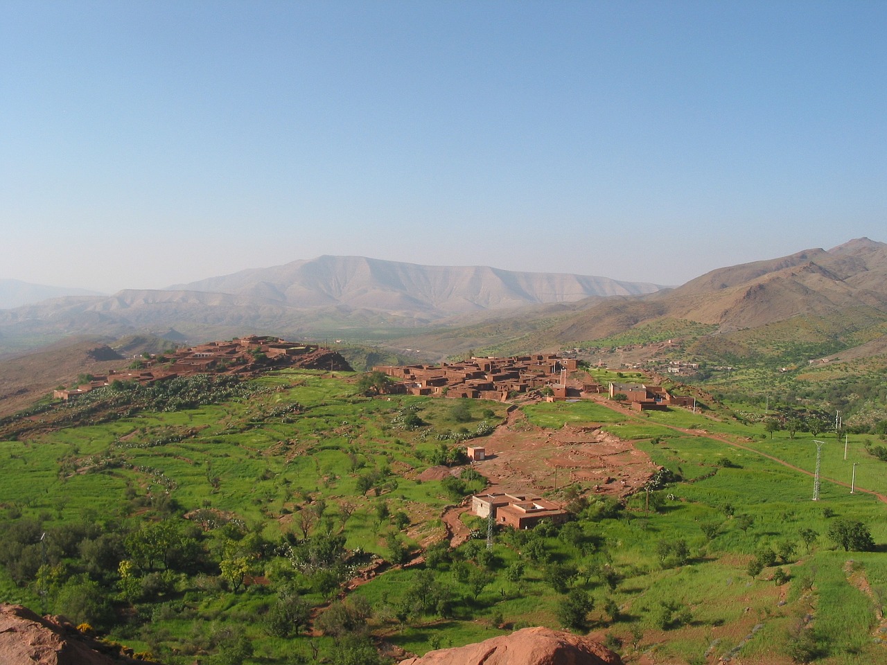 morocco atlas villages free photo