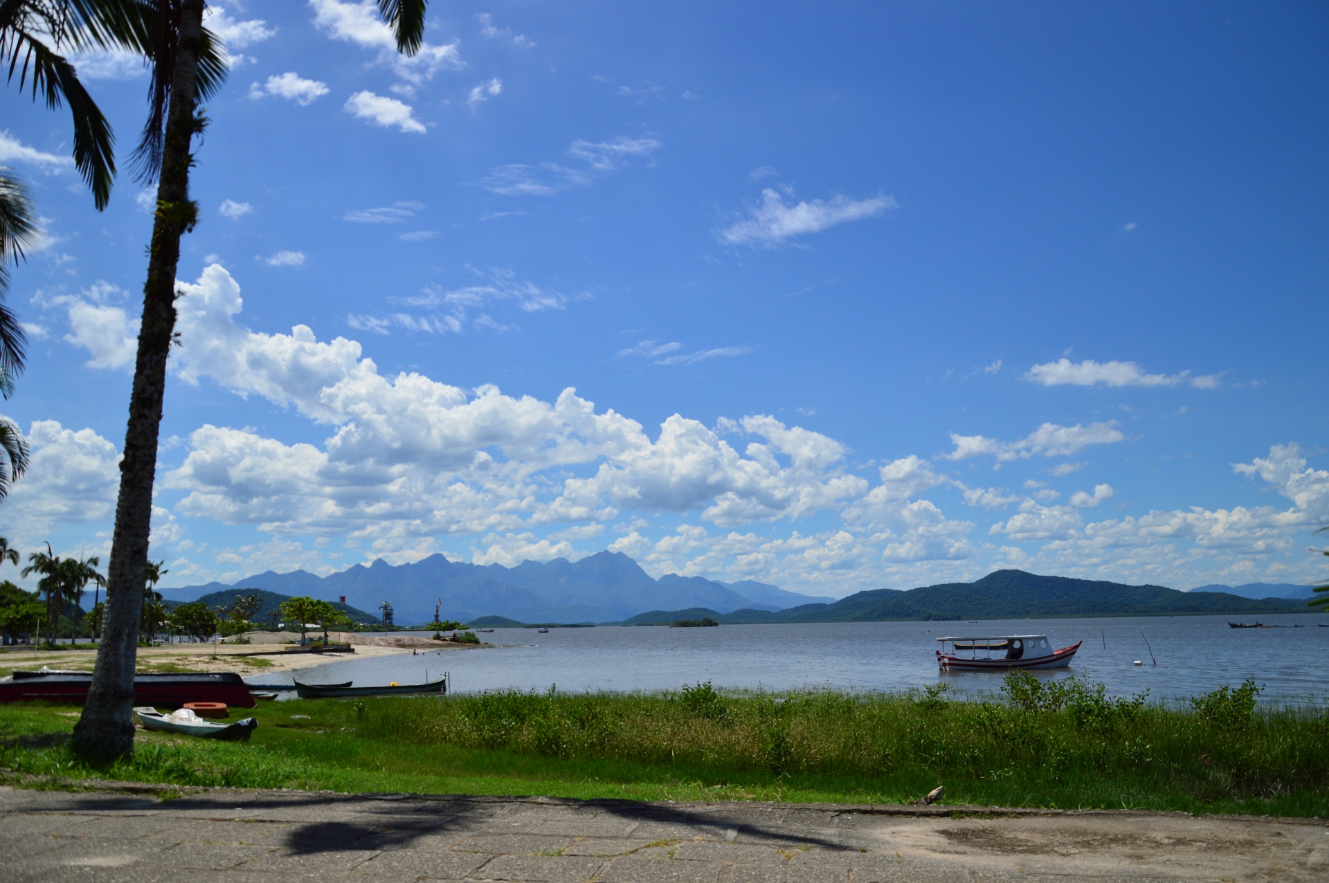 morretes beach boat free photo