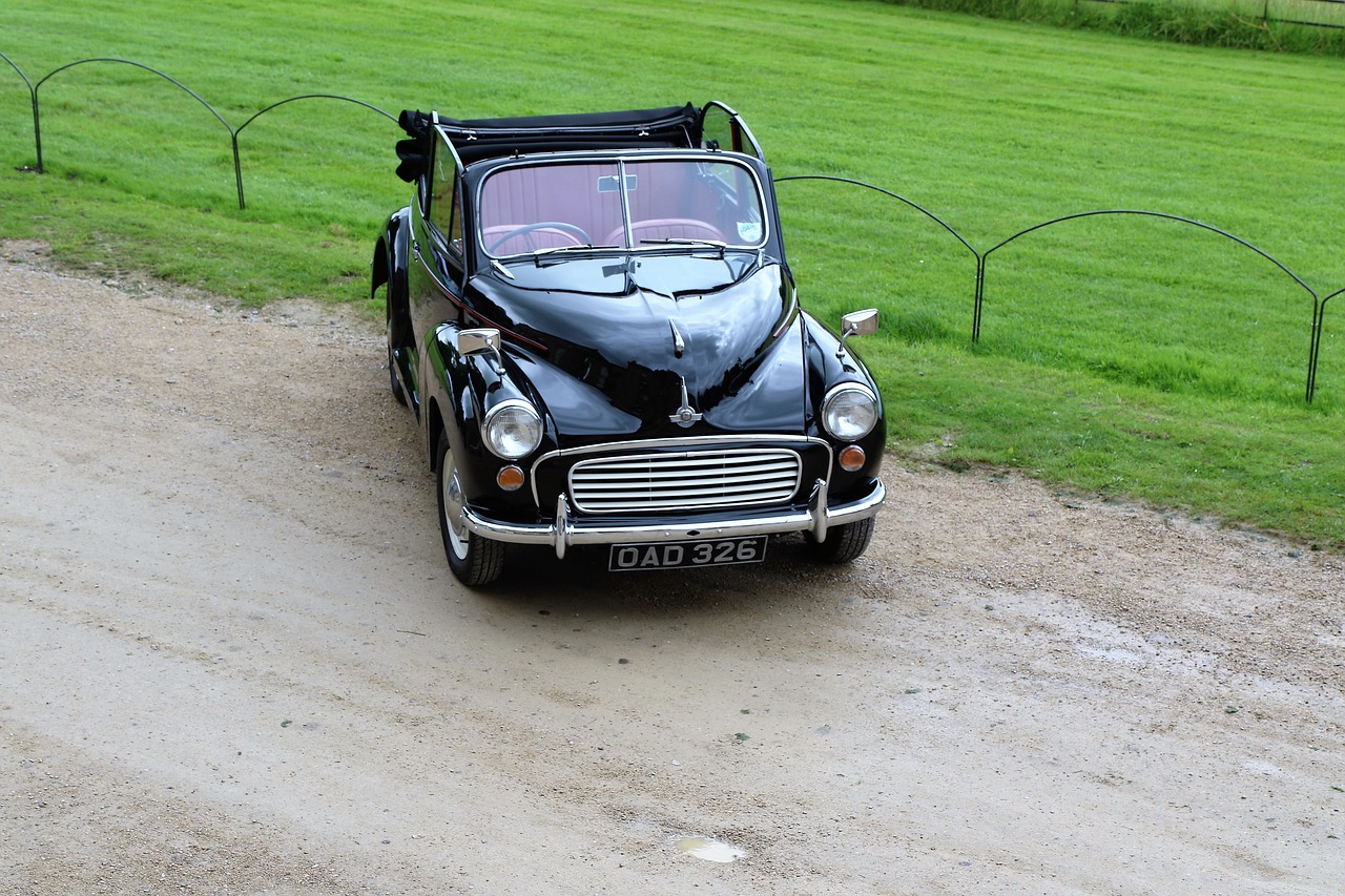 morris minor old car vehicle free photo