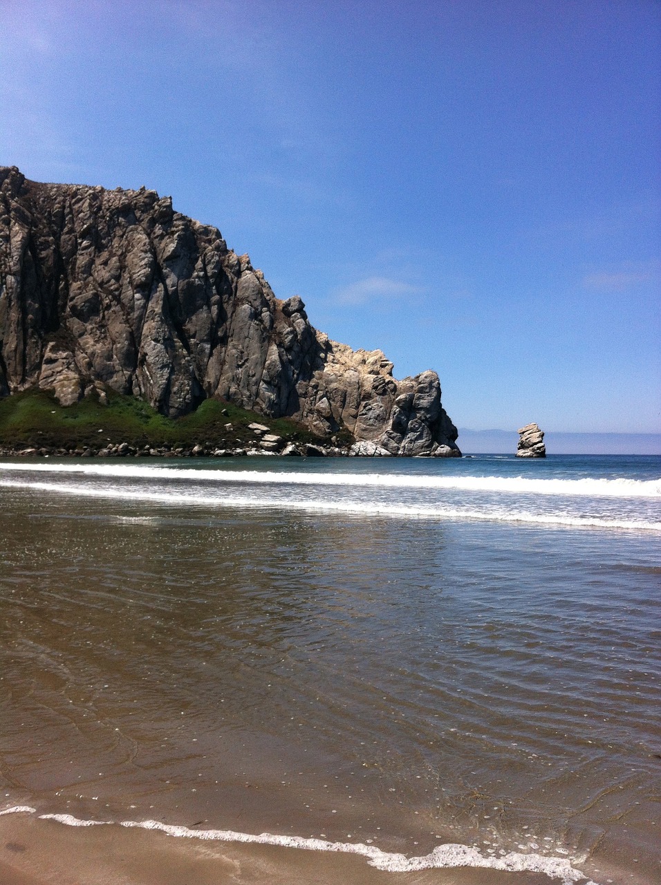 morrow bay beach rock free photo