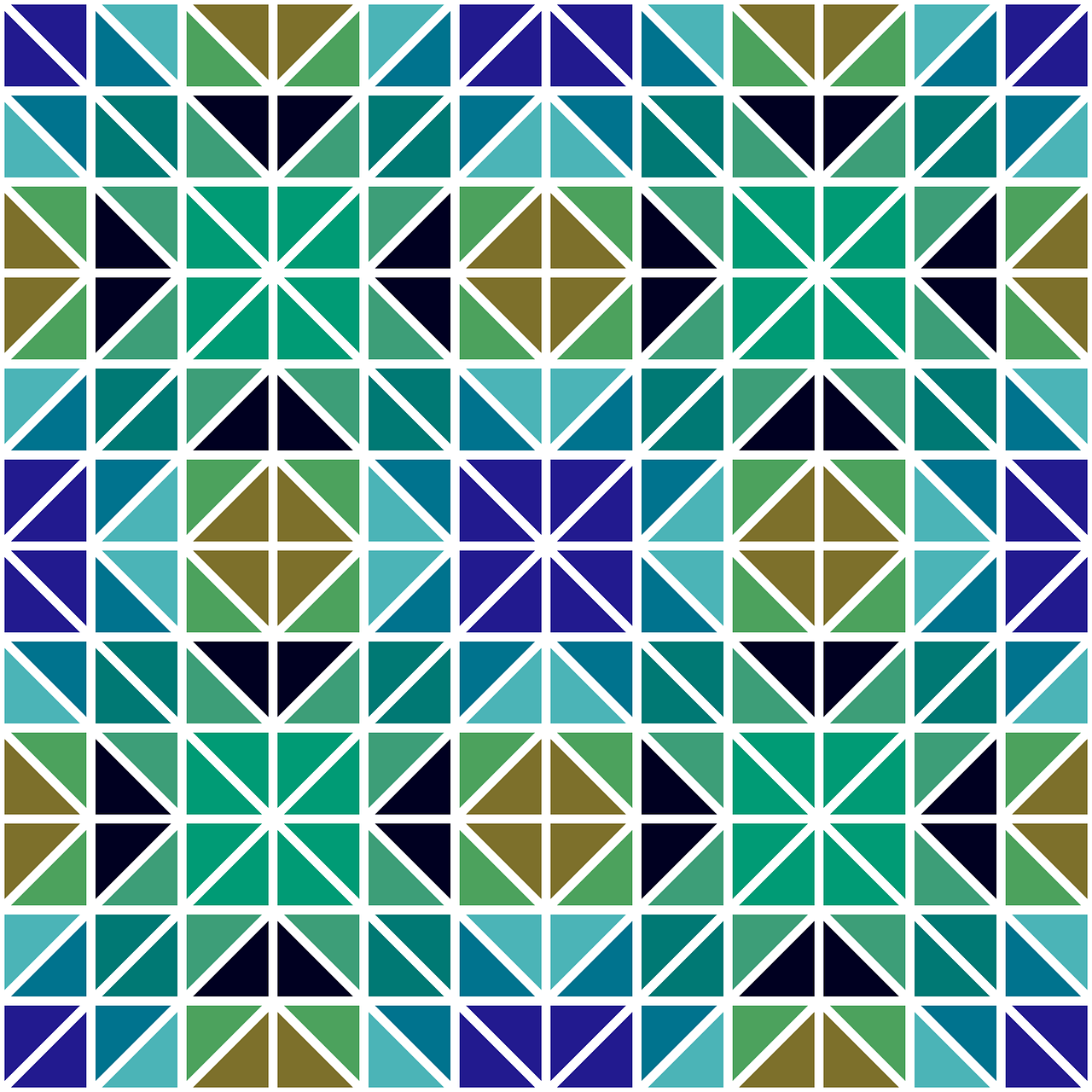 mosaic triangle symmetry free photo
