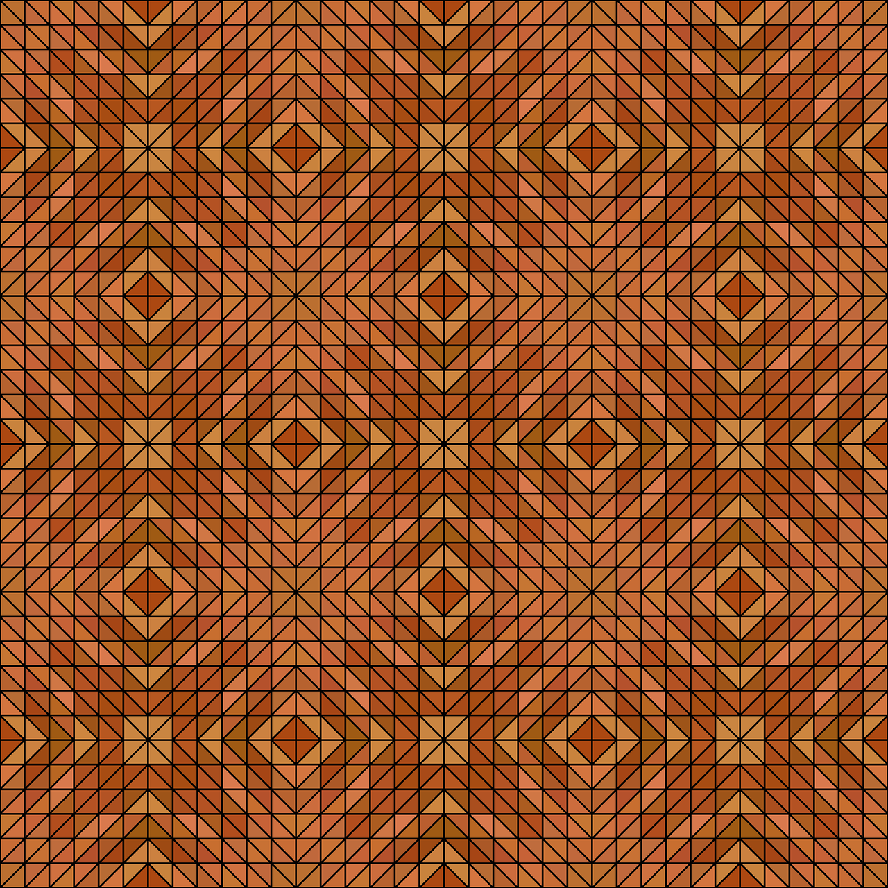 mosaic triangle symmetry free photo