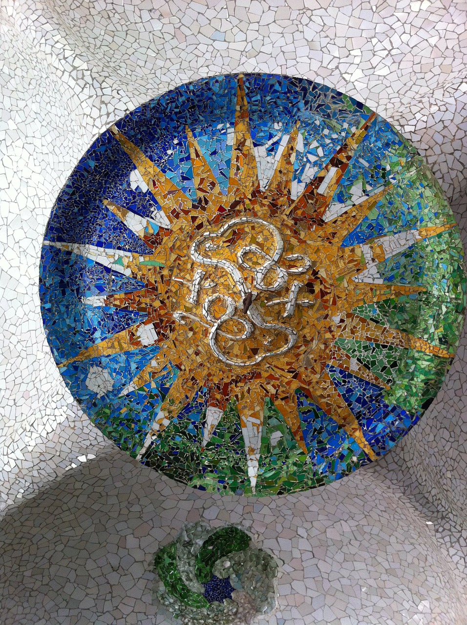mosaic gaudí barcelona free photo