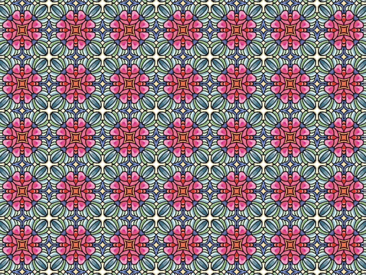 mosaic pattern geometric free photo