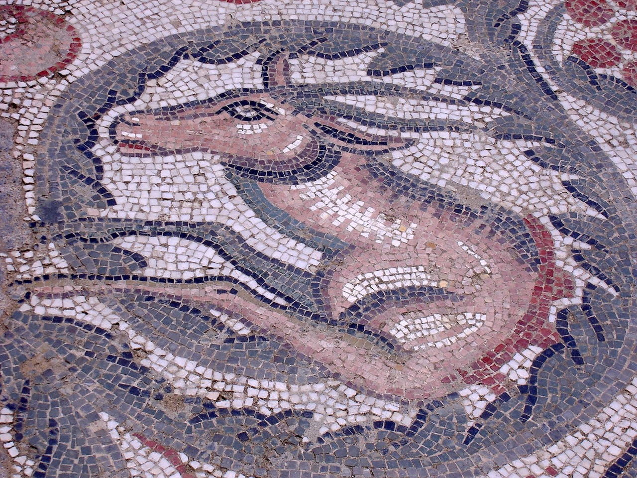 mosaic piazza armerina sicily free photo