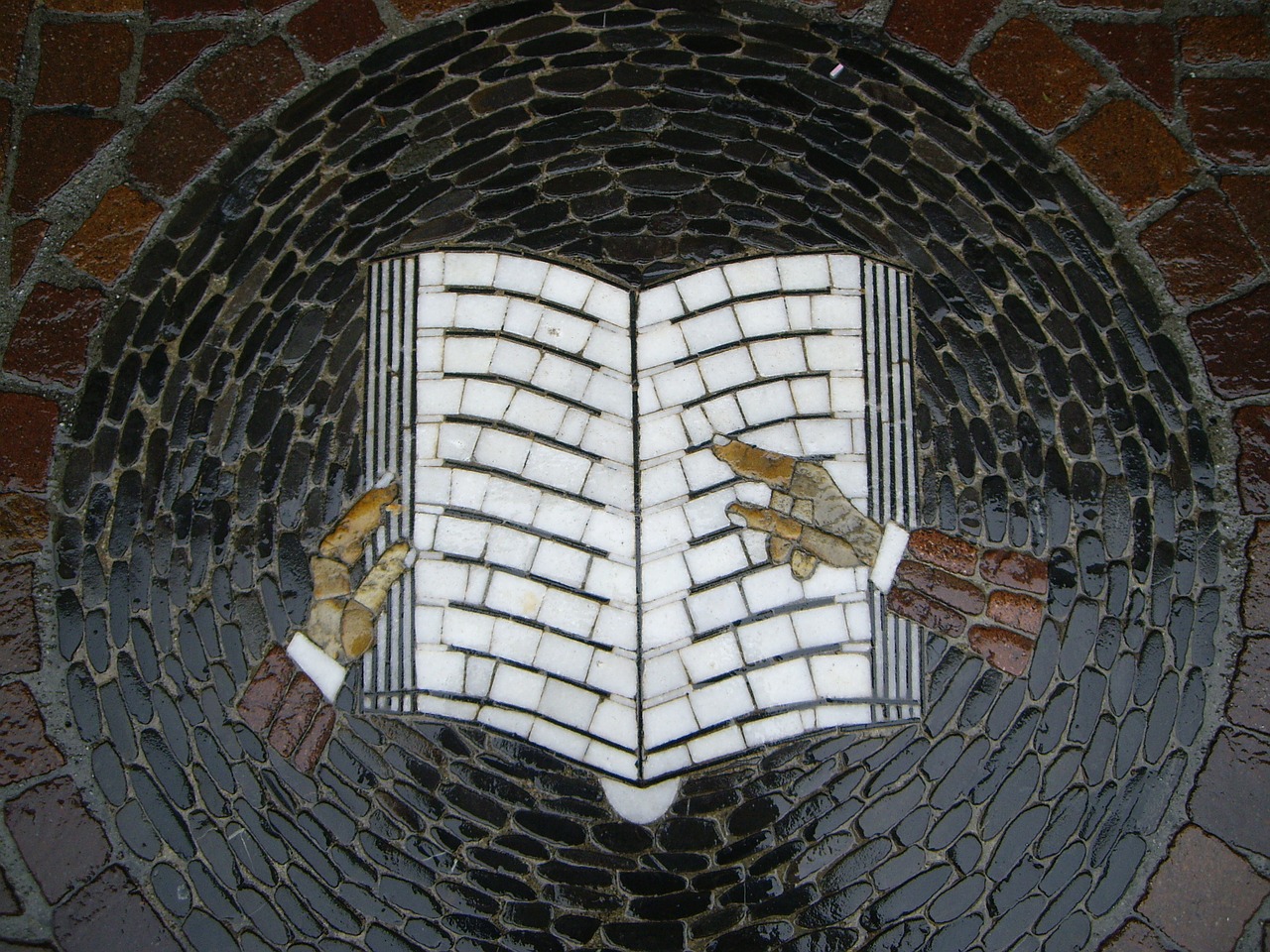 mosaic book symbol free photo