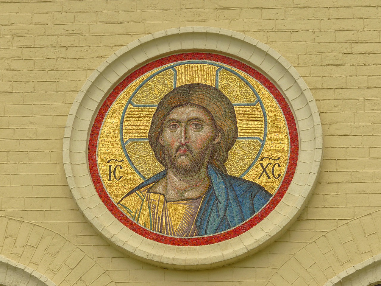 mosaic  jesus christ  church free photo
