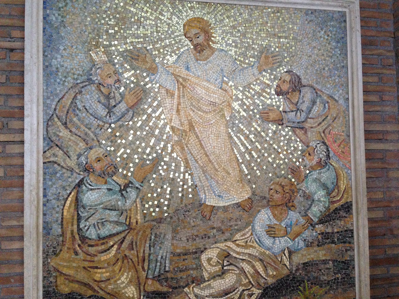 mosaic jesus san pietro free photo