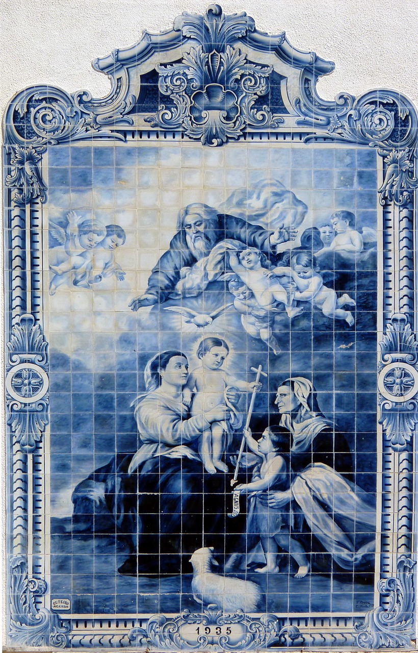 mosaic religion scene from the bible free photo