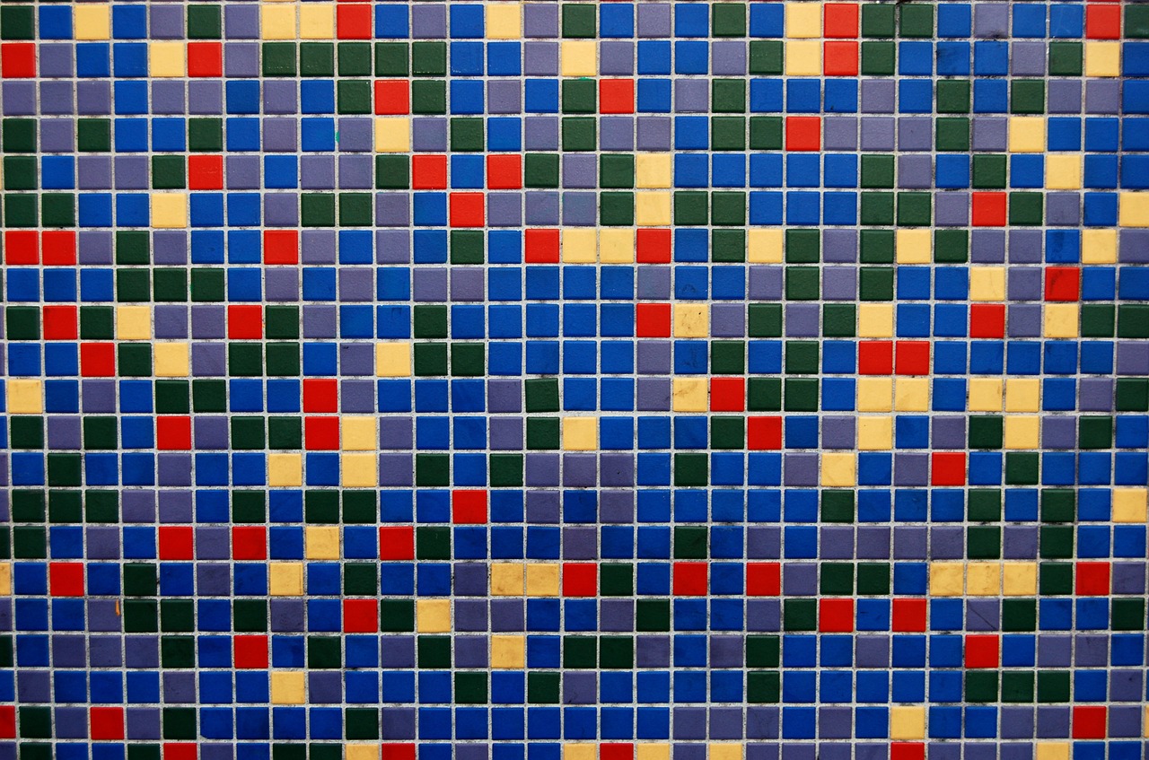 mosaic abstract squares free photo