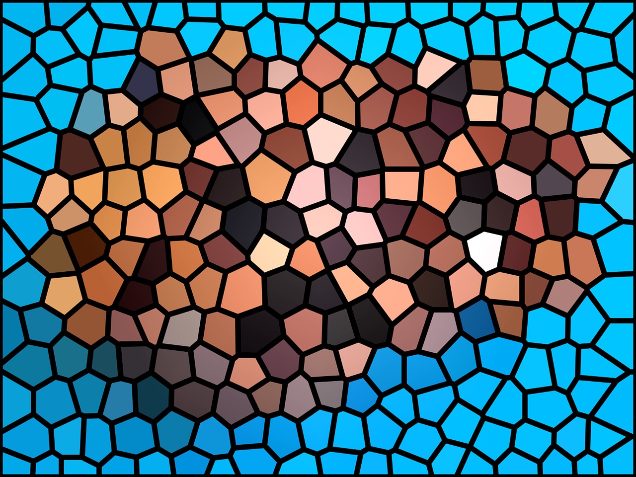 mosaic structure background free photo