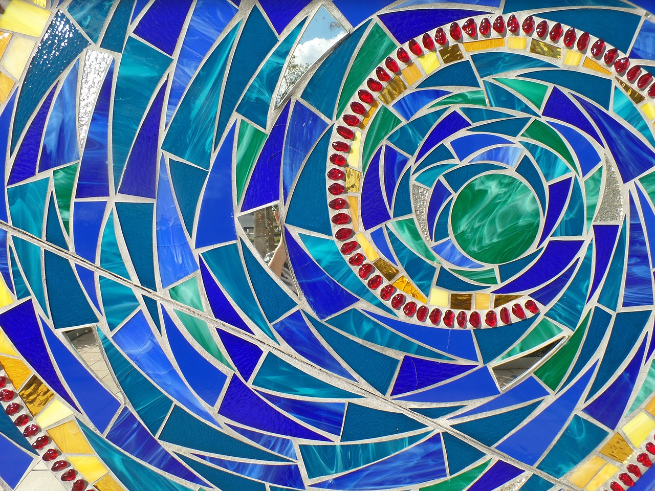 mosaic glass art free photo