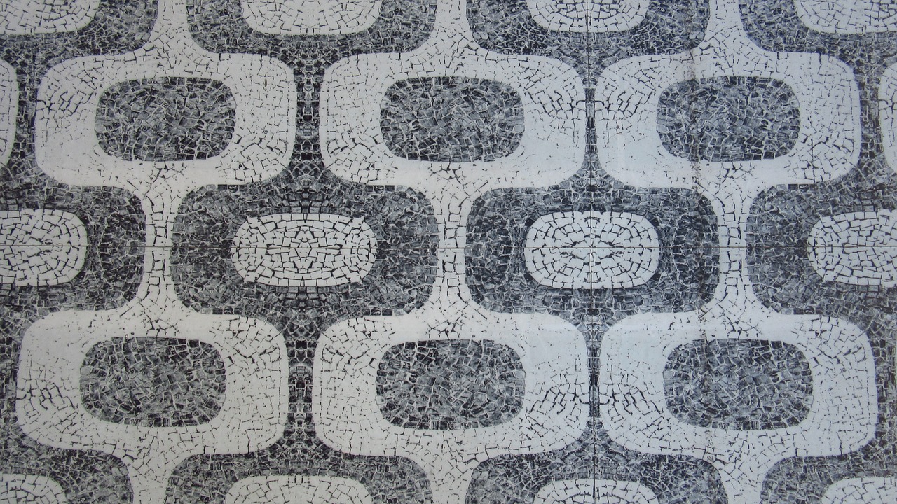 mosaic ground pattern free photo