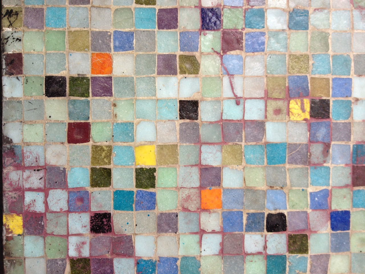 mosaic colors wall free photo